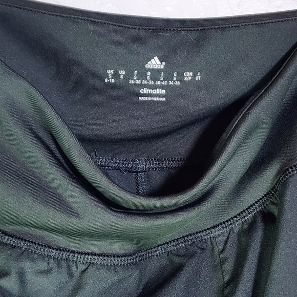 Adidas Black Three White Stripes Track Pants Size Small - Picture 6 of 7